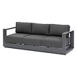 HESPERIDE - Salon de jardin rotatif ALLURE Graphite, 5 places - vignette