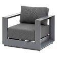 HESPERIDE - Salon de jardin rotatif ALLURE Graphite, 5 places - vignette