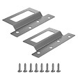 ARTITEQ - Attaches à visser pour cadre en bois - 4 pièces - 16 vis fournis - vignette