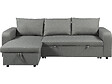 HABITAT ET JARDIN - Canapé d'angle réversible/convertible en tissu "Victor" - 3 places - Gris - vignette