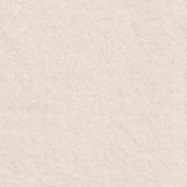 ID MARKET - Canapé droit 2 places capitonné AMANCE en tissu bouclette beige - large