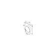 BLAUBERG - Platine de raccordement mural PVC blanc RVP BLAUPLAST - Diamètre (mm): 125 - vignette