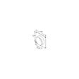 BLAUBERG - Platine de raccordement mural PVC blanc RVP BLAUPLAST - Diamètre (mm): 100 - vignette