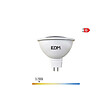 EDM - Ampoule LED MR16 GU5.3 – 5W 12V – 450lm – 3200K – Lumière chaude – Ø5x5cm - vignette