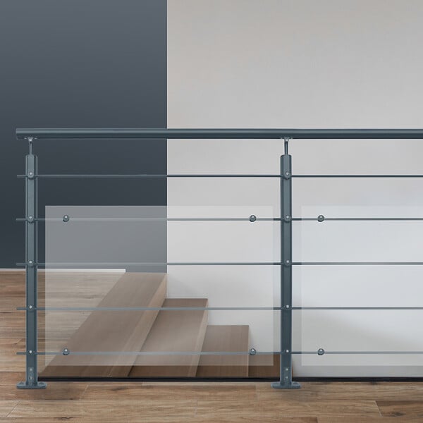 KORDO - Supports de fixation pour panneau de protection, gris anthracite, Kordo - large