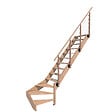 KORDO - Escalier bois quart-tournant droit avec garde-corps, Novesta KORDO - vignette