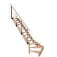 KORDO - Escalier bois quart-tournant gauche avec garde-corps, Novesta KORDO - vignette