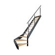 KORDO - Escalier quart-tournant droit gris anthracite, Spark KORDO - vignette