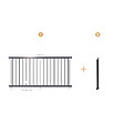 KORDO - Kit de remplissage aluminium gris anthracite pose à plat, Lynea KORDO - vignette
