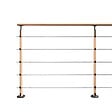 KORDO - Kit garde-corps bois hêtre 2m pose à plat, Hesta KORDO - vignette