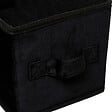 5 FIVE SIMPLY SMART - Boîte de rangement en Velours Noir 15 x 31 x 15 cm - vignette