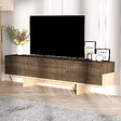 HABITAT ET JARDIN - Meuble TV en bois "Hege" - 180 x 30 x 44 cm - Marron - vignette