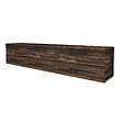 HABITAT ET JARDIN - Meuble TV suspendu en bois avec éclairage LED "Neon" - 160 x 32 x 35 cm - Marron - vignette