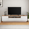 HABITAT ET JARDIN - Meuble TV en bois "Veramont" - 180 x 44 x 44 cm - Marron - vignette