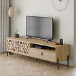 HABITAT ET JARDIN - Meuble TV en bois "Dionysos" - 170 x 45 x 48 cm - Beige - vignette