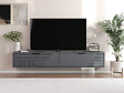 HABITAT ET JARDIN - Meuble TV en bois "Parla" 180 x 30 x 30 cm - Anthracite - vignette