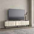 HABITAT ET JARDIN - Meuble TV en bois "Oscar" - 180 x 31 x 45 cm - Beige - vignette