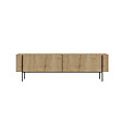 HABITAT ET JARDIN - Meuble TV en bois "Herman" - 160 x 31 x 45 cm - Beige - vignette