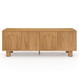 ID MARKET - Meuble TV 140 cm ARCHIE 4 portes design arche effet bois - vignette