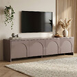 HABITAT ET JARDIN - Meuble TV en bois "Aurelia" - 180 x 32 x 45 cm - Atlas - vignette