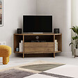 HABITAT ET JARDIN - Meuble TV en bois "Viva" - 95 x 35 x 45 cm - Marron - vignette