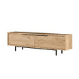 HABITAT ET JARDIN - Meuble TV en bois "Calvin" - 160 x 35 x 45 cm - Marron - vignette