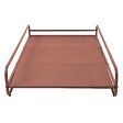 OVIALA - Structure pour méridienne de salon de jardin modulable terracotta - Mixi - vignette