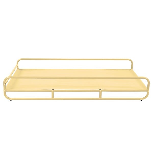 OVIALA - Structure pour méridienne de salon de jardin modulable jaune clair  - Mixi - large