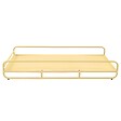 OVIALA - Structure pour méridienne de salon de jardin modulable jaune clair  - Mixi - vignette