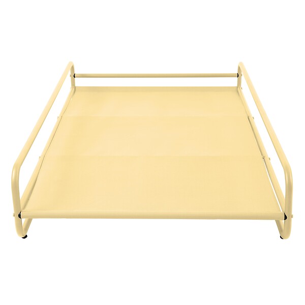 OVIALA - Structure pour méridienne de salon de jardin modulable jaune clair  - Mixi - large
