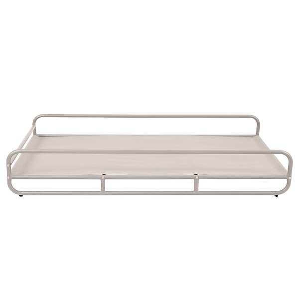 OVIALA - Structure pour méridienne de salon de jardin modulable beige - Mixi - large