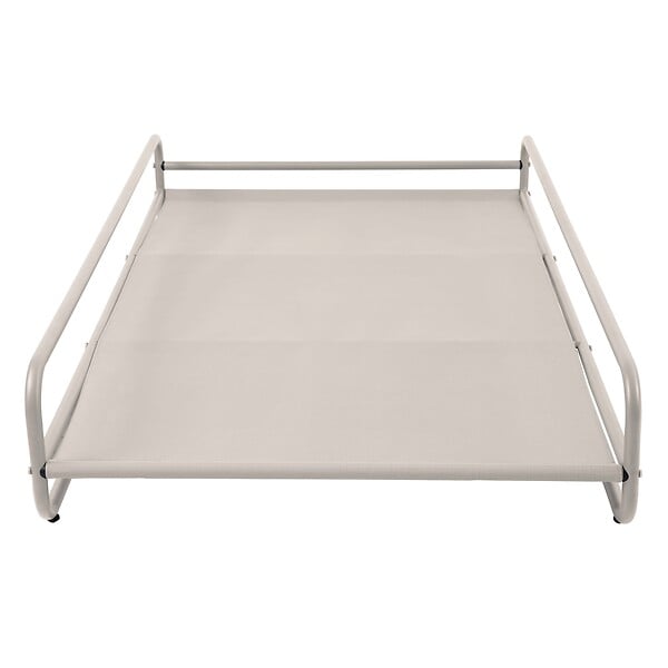 OVIALA - Structure pour méridienne de salon de jardin modulable beige - Mixi - large