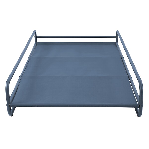 OVIALA - Structure pour méridienne de salon de jardin modulable bleu pacific - Mixi - large