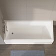 VITRA - Baignoire rectangulaire VitrA Neon 170x75cm + Pare bain gauche AURYS Raywall noir mat profilé gauche - vignette