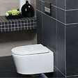 ROCA - Pack WC suspendu complet avec bâti-support Roca, cuvette compacte sans bride et abattant soft-close - vignette