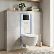 ROCA - Pack WC suspendu complet avec bâti-support Roca, cuvette compacte sans bride et abattant soft-close - vignette
