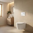 ROCA - Pack WC suspendu complet avec bâti-support Roca, cuvette sans bride et abattant soft-Close - vignette