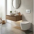 ROCA - Pack WC suspendu complet avec bâti-support Roca, cuvette compacte sans bride et abattant soft-close - vignette