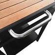HAPPY GARDEN - Desserte AVEIRO noire pour plancha - vignette