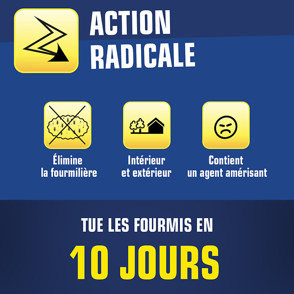 KAPO - Gel appât anti-fourmis - Usage intérieur et extérieur - 15g - large
