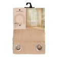 ATMOSPHERA - Voilage Mila rayures texturées140x240cm beige lin - vignette