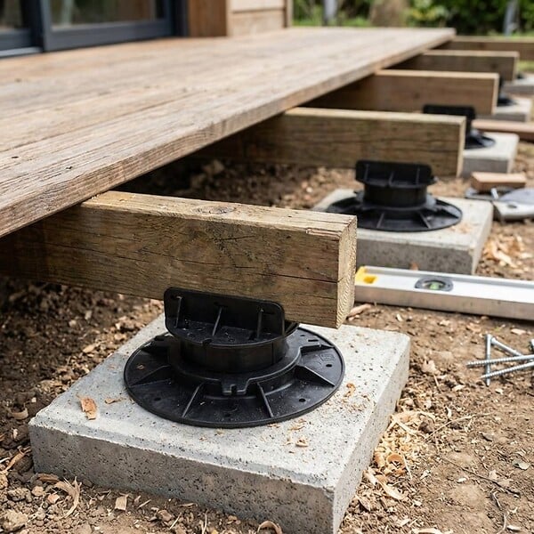 VERINDAL+ - plot pour terrasse bois réglable -  - VERINDAL Unité - large