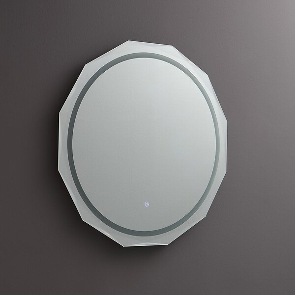 KIAMAMI VALENTINA - Miroir À Facettes Rond 75Cm - large