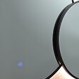 KIAMAMI VALENTINA - Double Miroir Rond Avec Bord Noir Et Rétro-Éclairage Par Leds - vignette