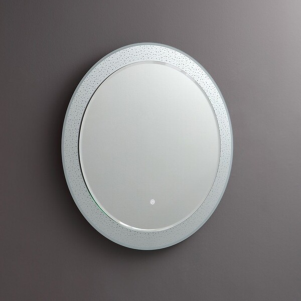 KIAMAMI VALENTINA - Miroir Rond De 80 Cm Avec Éclairage Led Intégré - large