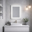 KIAMAMI VALENTINA - Miroir Rectangulaire 50X70 Décoré Et Éclairé Par Des Leds - vignette