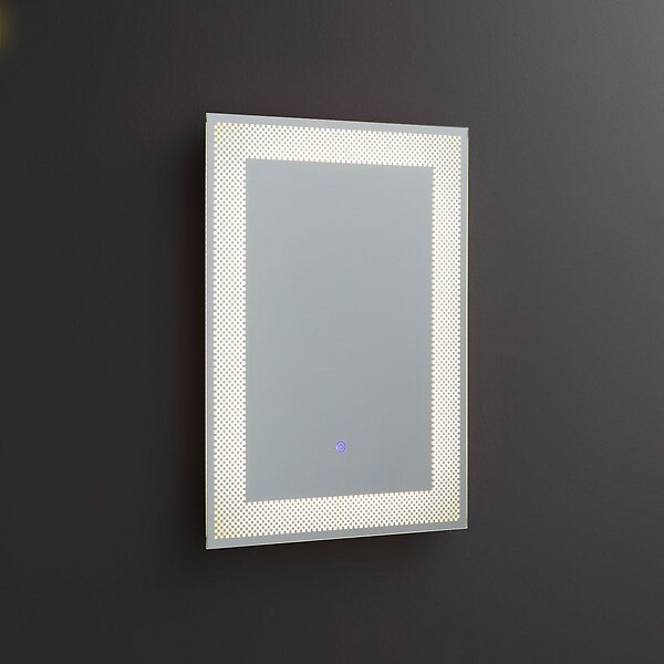 KIAMAMI VALENTINA - Miroir Rectangulaire 50X70 Décoré Et Éclairé Par Des Leds - large