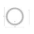 KIAMAMI VALENTINA - Miroir Rond Décoratif De 80 Cm Avec Led Intégrée - vignette