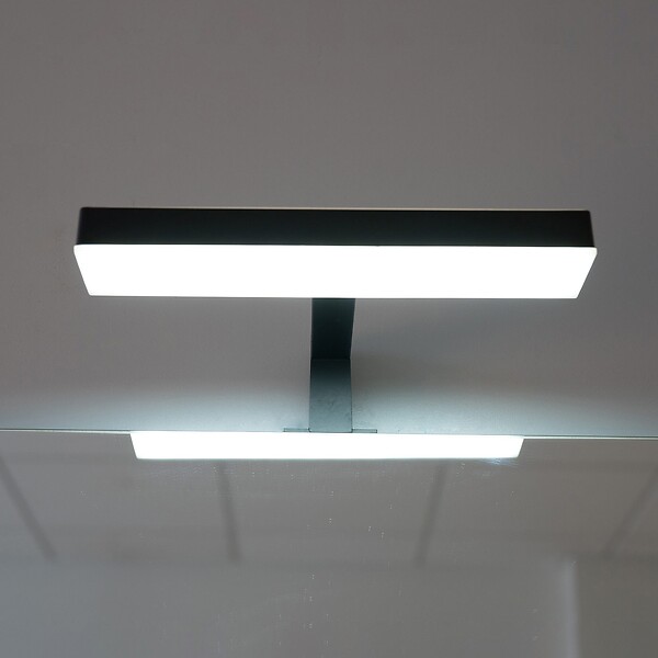KIAMAMI VALENTINA - Applique Led Pour Miroir De Salle De Bain Avec Finition Noire 20X5x12.5 | Nettuno - large