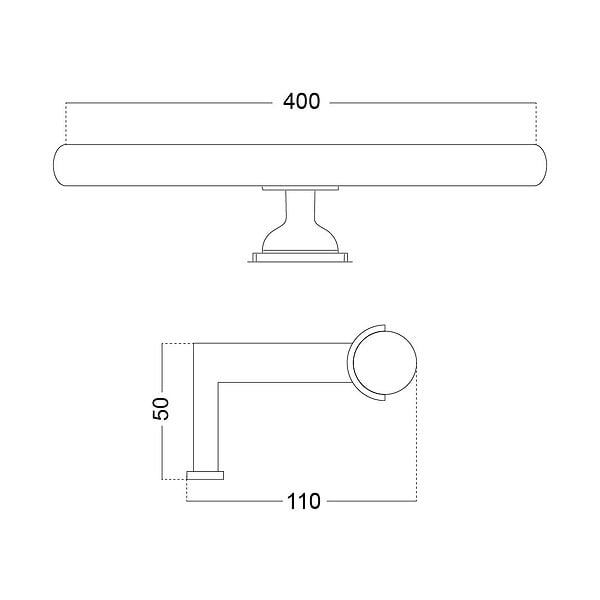KIAMAMI VALENTINA - Lampe Avec Led Ronde De 40Cm À Lumière Froide Pour Miroir | Aurora - large